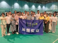 俄罗斯专享会294实业进杏装健全团建”羽毛球赛活动